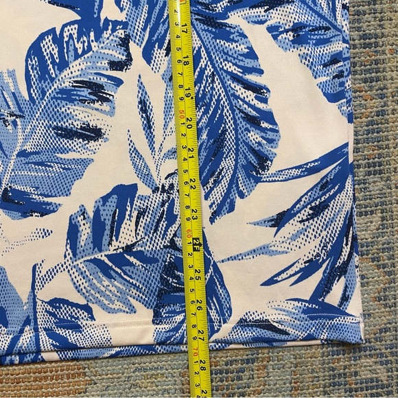 Under Armor Leafy Blue & Light Pink The Play Off Polo Short Sleeve Collared M - Picture 4 of 8